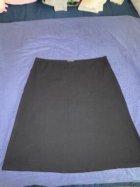 Princess Polly Black A-Line Midi Skirt